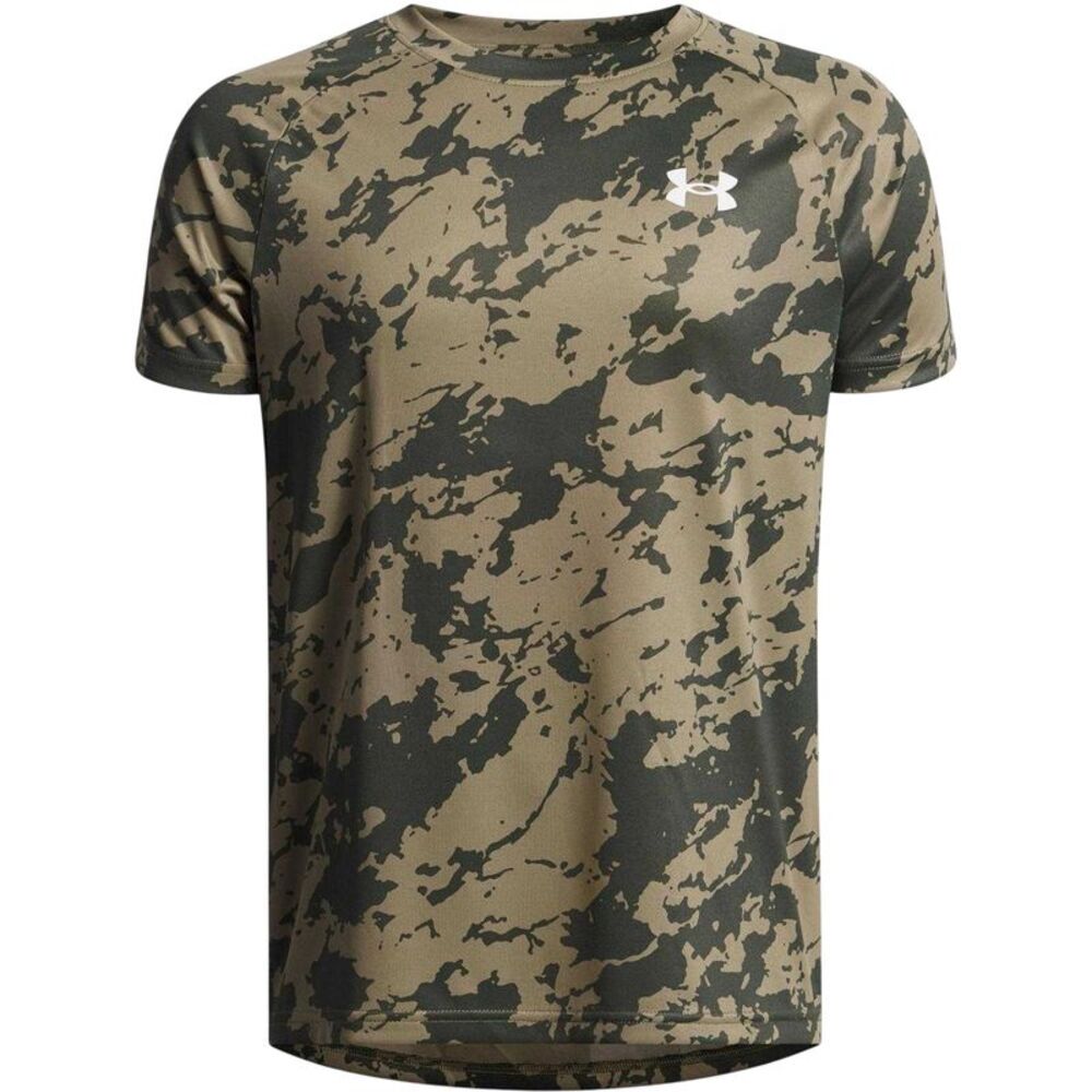 Under Armour Boys Tech 2.0 Camo T-Shirt / Green